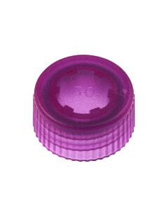 Celltreat CAP ONLY, Purple Screw Top Micro Tube Cap, O-Ring, Translucent, Non-sterile