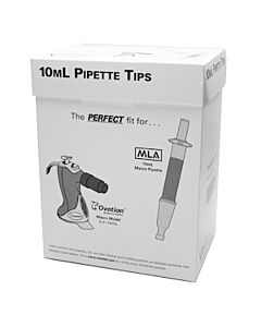 Celltreat 10mL Pipette Tips, Ovation & MLA, Boxed, Non-sterile