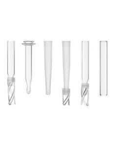 Chemglass Life Sciences Insert, 0.05ml, Glass, Lv With Bottom Spring