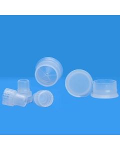 Chemglass Life Sciences Snap Plug, 8mm, Clear, Polyethylene, With Starburst