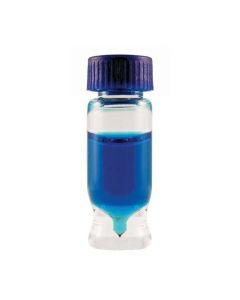 Chemglass Life Sciences Vial, 1.2ml, Mrq30, High Recovery, 9mm Thread, W/ Ptfe/Silicone Bonded Cap