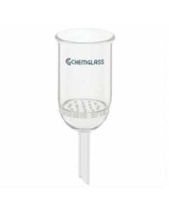 Chemglass Life Sciences Cg-1402-P-01 Perforated Plate Buchner Filter Funnel, 60 Ml Capacity
