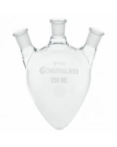 Chemglass Life Sciences Cg-1559-01 Heavy-Wall Flask, 25 Ml, Pear