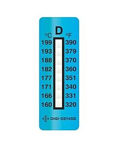 Antylia Digi-Sense Irreversible 8-Point Vertical Temperature Label, 230-390F/160-199C; 25/Pk