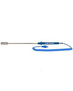 Antylia Digi-Sense Type-T, Straight Surface Probe, 10" L, Mini-Connector, Exposed, 5ft Coil Cord