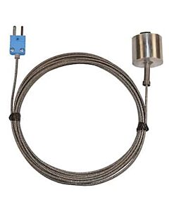 Antylia Digi-Sense Type-T Dropping / Magnetic Probe 1.5" L Mini-Connector, Exposed 10ft SS Braid Cable