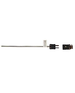 Antylia Digi-Sense Type J Thermocouple Quick Dis-connector, with Mini-Connector, 6" L, .125 Dia. Grounded Junction