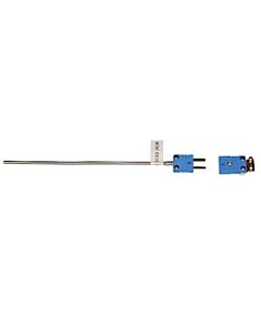 Antylia Digi-Sense Type T Thermocouple Probe Quick Dis-connector, with Mini-Connector, 6" L, .062 Dia, Ungrounded Junction