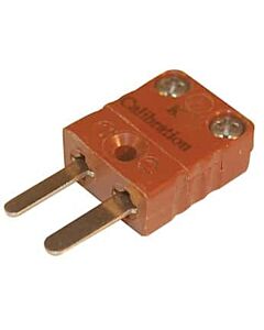 Antylia Digi-Sense Miniature Type-K Thermocouple Male Connector, 2 Pin SKU 1852713