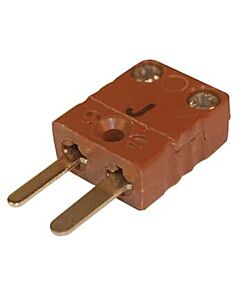 Antylia Digi-Sense Miniature Type-J Thermocouple Male Connector, 2 Pin SKU 1852714