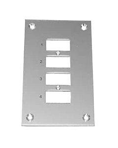 Antylia Digi-Sense Thermocouple Mounting Panel, Vertical, Standard Connectors; 4 Circuits