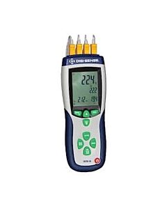Antylia Digi-Sense Pro 4-Input Data Logging Thermocouple Thermometer, Type K, NIST-Traceable Calibration