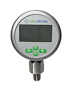 Antylia Digi-Sense High-Accuracy Digital Gauge, 0 to 30" Hg Vacuum, 5-Digit LCD