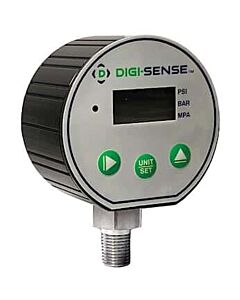 Antylia Digi-Sense Digital Pressure Gauge with Transmitter, 0 to 5 psig, 4/20 mA Output, 4-Digit LCD