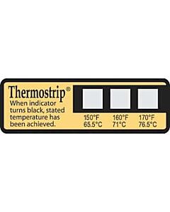Antylia Digi-Sense Irreversible Thermostrip Disinfection Indicator, 150-170F/65-77C; 16/Pk
