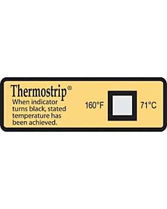 Antylia Digi-Sense Irreversible Thermostrip Disinfection Indicator, 160F/71C; 24/Pk