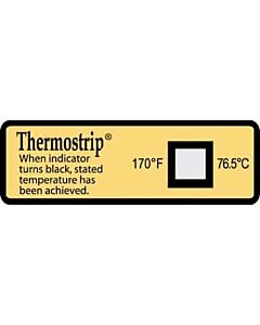 Antylia Digi-Sense Irreversible Thermostrip Disinfection Indicator, 170F/76C; 24/Pk