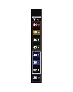 Antylia Digi-Sense Reusable Low-Temperature Labels, Refrigerator, 28 to 54F (-2 to 12C); 10/Pk