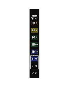 Antylia Digi-Sense Reusable Low-Temperature Labels, Freezer, -5 to 30F (-21 to -1C); 10/Pk