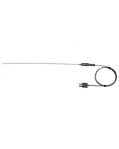 Antylia Digi-Sense Type-J, High-Temperature Wire Probe, 12" Length, 0.020" Diameter, Grounded, Mini-Connector, 3 ft 24-Gauge Cable