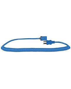 Antylia Digi-Sense Coiled Extension Cable, Type T, Male to Female Mini-Connector, 5 ft Length