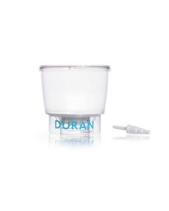 DWK DURAN® GLS 80® Screw Cap, with 4 GL 18 ports and O-ring seal, PP/EPDM, blue/grey/white