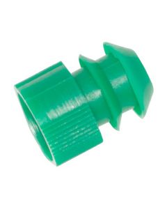 Dynalon Test Tube Stoppers Green, Ldpe 11-13mm