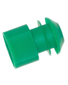 Dynalon Test Tube Stoppers Green, Ldpe 15-17mm