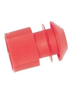 Dynalon Test Tube Stoppers Red, Ldpe 15-17mm