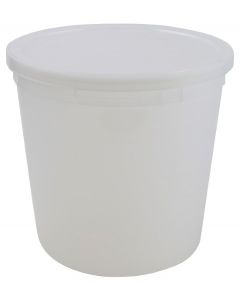 Dynalon Container W Lid Natural, Hdpe 165oz