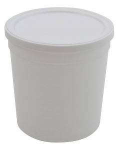 Dynalon Container W Lid White, Ppco 16oz