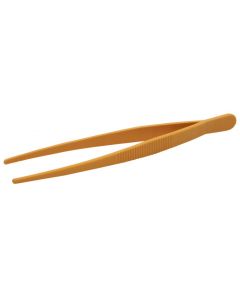 Dynalon Tweezers Yellow, Rounded, Pmp 180mm