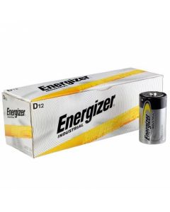 Energizer Industrial Battery, D, Alkaline