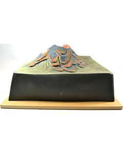 Eisco Labs Active Volcano Model, 17 Inch - With Cut Away View - Table Top - Eisco Labs