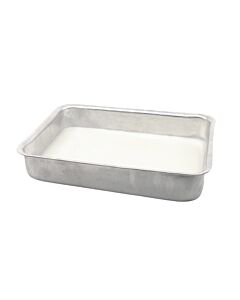 Eisco Labs Dissection Tray - Aluminum With Wax-Lined Bottom - 14.7"L X 11.1"W X 3"H