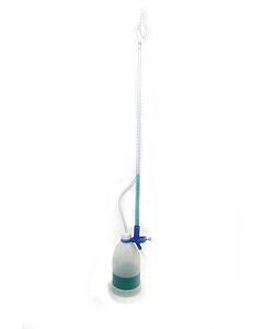 Eisco Labs Automatic, Self-Zeroing, Self-Supporting, Closed System, Borosilicate 50ml Burette With Reservoir, Tube, And Base