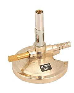 Eisco Labs Burner Bunsen Micro With Flame Stabilizer For Mixed & Natural Gas, Lpg
