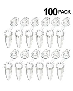 Eisco Labs Pack Of 100 Micro Centrifuge Tubes, 0.5ml Capacity, Graduated, Leak Proof, Polypropylene - Eisco Labs