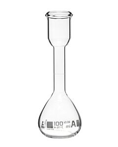 Eisco Labs Kohlrausch Flask, 100ml - Class A, ±0.06ml - Borosilicate Glass