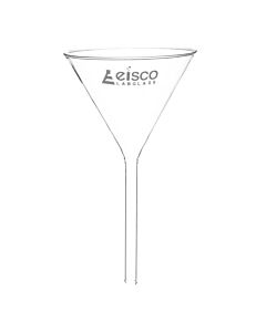 Eisco Labs Filter Funnel, 150mm - 60º Angle - Plain Stem, 16mm - Borosilicate Glass - Eisco Labs