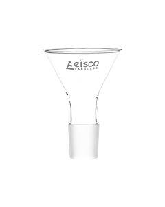 Eisco Labs Jointed Powder Funnel, 70mm - 29/32 Joint Size - Borosilicate Glass - Eisco Labs