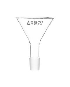 Eisco Labs Jointed Powder Funnel, 100mm - 29/32 Joint Size - Borosilicate Glass - Eisco Labs