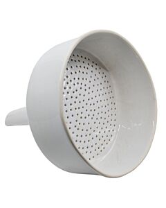 Eisco Labs Buchner Funnel, 20cm - Porcelain - Straight Sides, Perforated Plate