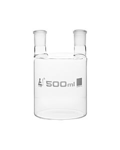 Eisco Labs Woulff Gas Wash Bottle, 500ml Capacity, Two Necks With 19/26 Sockets, Borosilicate Glass - Eisco Labs