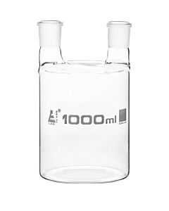Eisco Labs Woulff Gas Wash Bottle, 1000ml - 2 Necks, 24/29 Socket Size