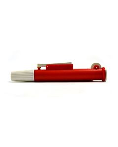 Eisco Labs Pipette Pump, 25ml - Red Color - Precise Pipetting & Quick Emptying - Eisco Labs