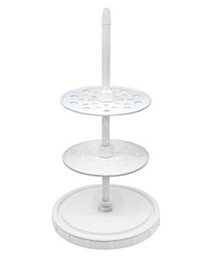 Eisco Labs Pipette Stand, Polypropylene - Fits 28 Pipettes - Adjustable - Eisco Labs