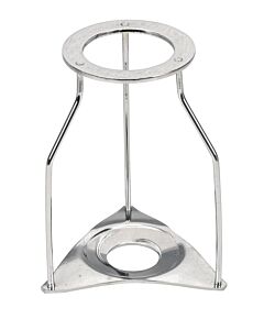 Eisco Labs Lab Tripods - Chrome Plated Steel - 7" Tall, 2.5" Inner Diameter - Eisco Labs