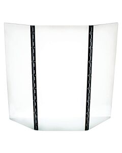Eisco Labs Safety Shield, 3 Panels - Durable, 4mm Thick Polycarbonate - Eisco Labs