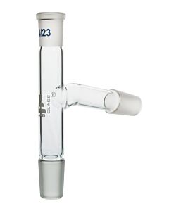 Eisco Labs Still Head Plain, with thermometer socket B14, Cone size to fit flask 14/23 & to fit condenser 14/23
